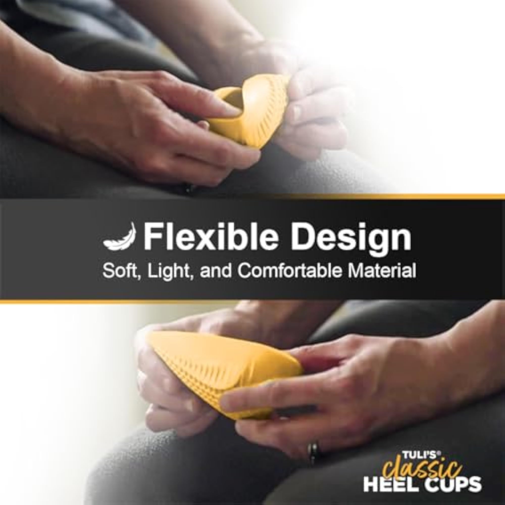 Tuli's Classic Heel Cups, Large (Over 175lbs)