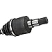 Bode-man Pair 2 Front CV Axle Assemblies for 2005-2010 Jeep Commander Grand Cherokee 4WD w/Limited Slip