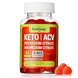 KEHLUSTY Keto ACV Gummies for Weight Loss Support, 8-in-1 Keto Apple Cider Vinegar Gummies with B12, Electrolytes, Beet Root & Pomegranate | Supports Digestion, Metabolism & Weight Management
