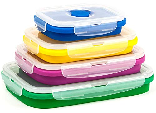 GiniHome Silicone Lunch Box, 1, Green