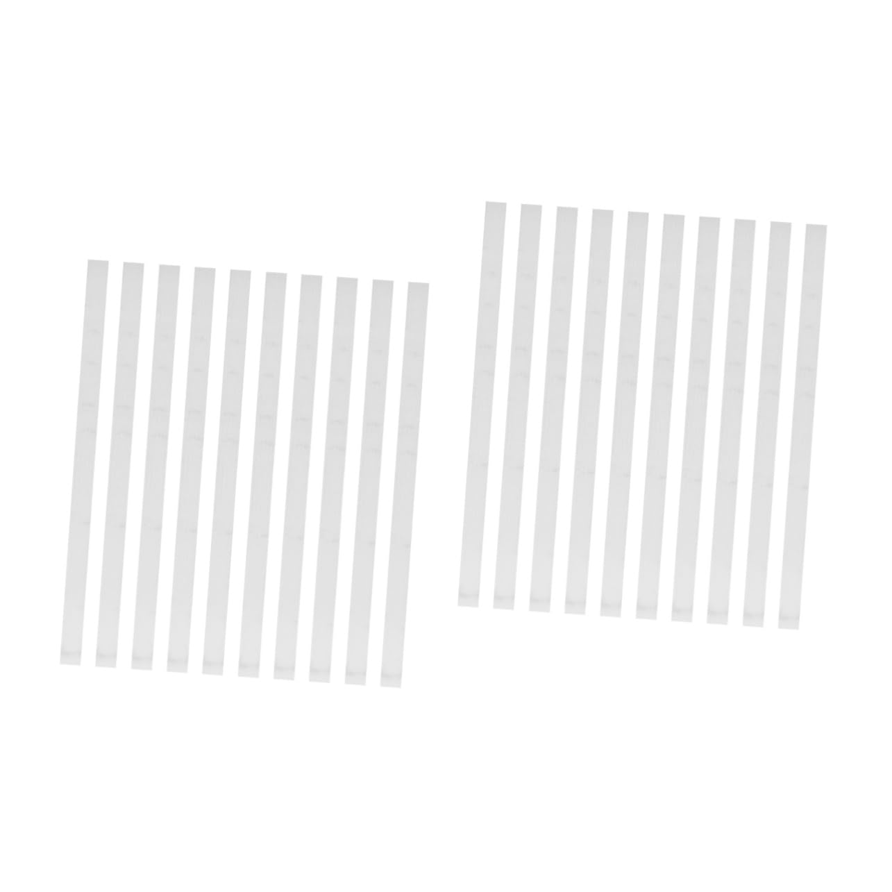 Gogogmee 2sets Book Repair Glue Sticks Craft Tape for Scrapbooking 3mm Wide Binding Tape Strip Glue Binding Strips Office Supply Multi-use for Books 10pcs*2