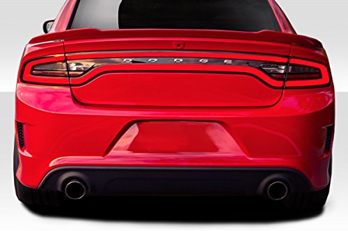 Extreme Dimensions Duraflex Replacement for 2015-2021 Dodge Charger Hellcat Look Rear Bumper - 1 Piece
