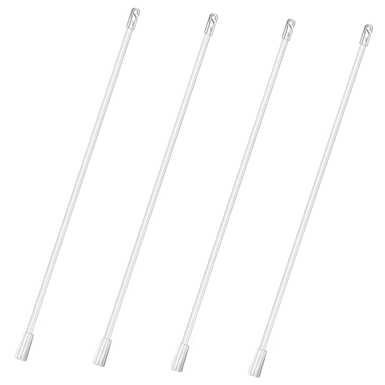 Warmhm4pcs Venetian Blind Rod Rv Accessories Zebra Blinds Vertical Blinds Replacement Parts Blind Opener Stick Curtain Pull Wand Curtain Pull Rod Drapery Pull Rod Container Plastic White