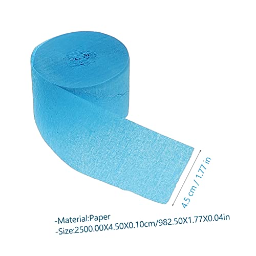 VILLCASE 12 Rolos papel crepom decorativo flores papel crepom decorações streamer papel presente pap