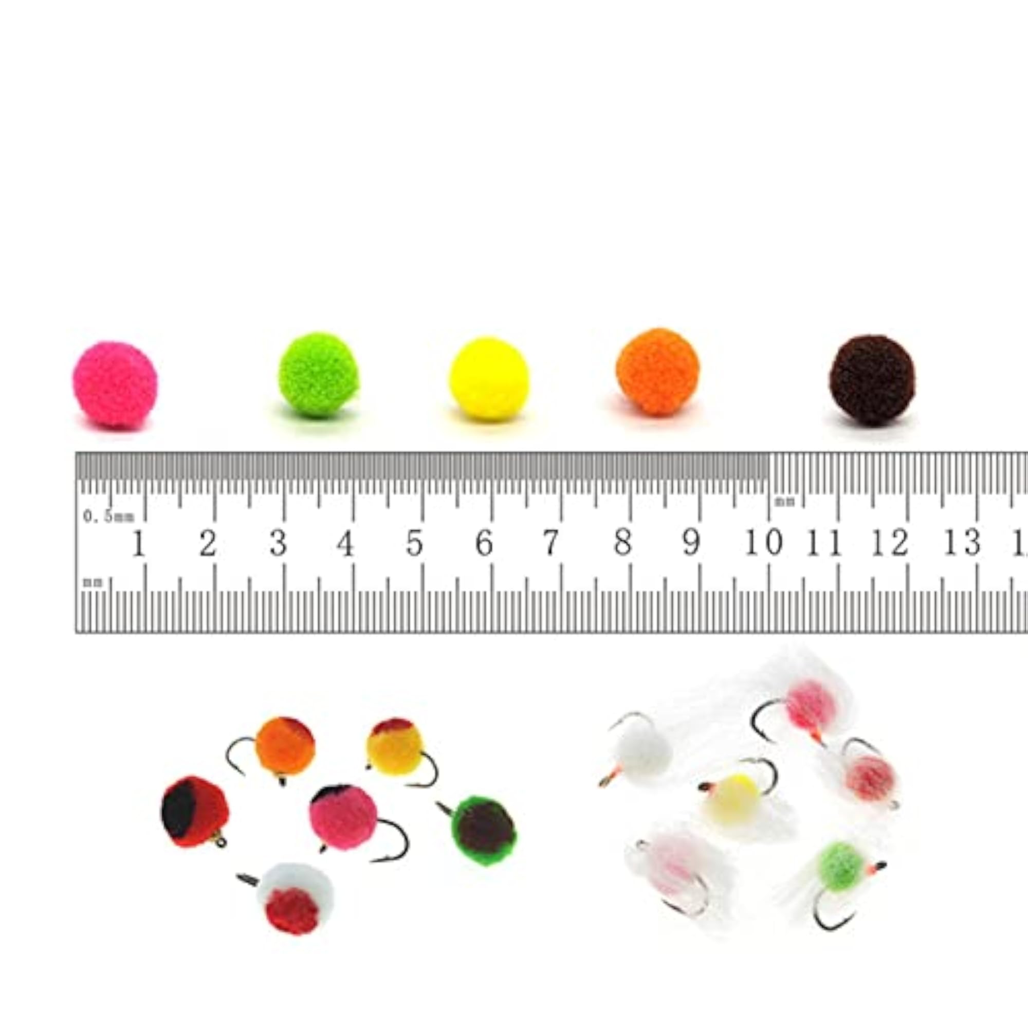 100x Glo Bug Fly Fishing Trout Eggs Tying Materials