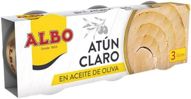 Albo Yellowfin Tuna in Extra Virgin Olive Oil Spain (80gmX3)
