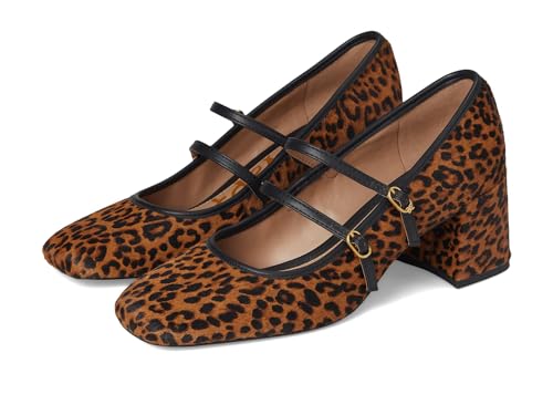 Escarpins Sarah de luxe au design marron léopard multicolore taille 37