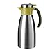 Emsa Soft Grip Caraffa Termica, Chiusura QuickTip, Acciaio, Verde, 1,0 L