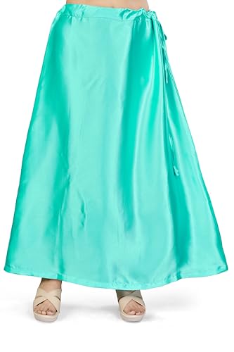 Image of Madhu Fashion Women's Satin Saree Petticoat Saree Underskirt