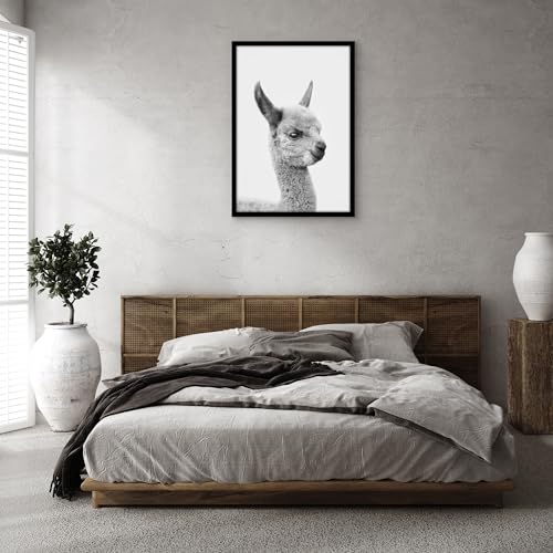 Americanflat 26x38 Poster Frame with Polished Plexiglass - Black Picture Frame - Wide Photo Frames Made of Engineered Wood for Vertical or Horizontal Wall Display - Epic Collection - Black