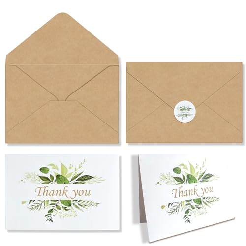 Floral Thank You Cards with Envelopes - 20% Off - Image 1