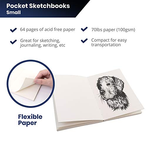 Carnet de notes vierge mouette en papier épais de 100 g/m² durable - 2