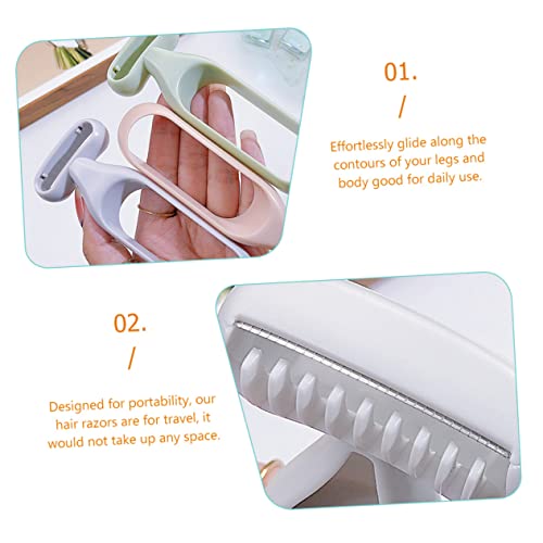 Hemoton 10 Peças Mini Ferramentas De Axila Removedor De Pelos Faciais Aparador De Pelos Para Meninas