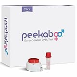 Peekaboo Early Gender Test Click, at-Home DNA Kit, Virtually Painless, Over 99% Accurate, All Fees Included, Test As Soon As 6 Weeks