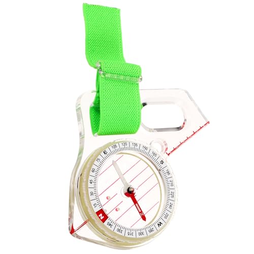 Brújula portátil Amosfun para orientación de pulgar