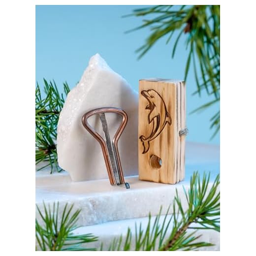 Shamanicshop The Dolphin Harp (Carrying Case) - A Beginner's Tool, Handmade with Excellent Sound Quality, Original Russian Maultrommel (Jaw Harp), 4 Strings, Rose Gold Finish