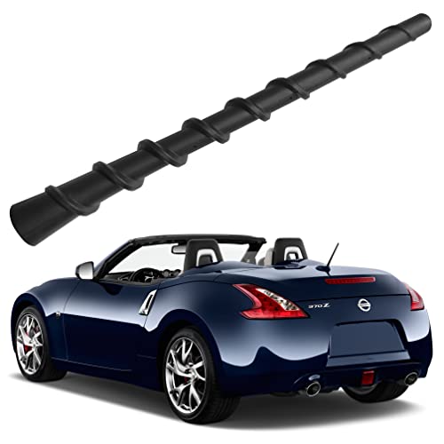 Antena de repuesto flexible para Nissan 370Z (2012-2019) con diseño en espiral de 17,8 cm