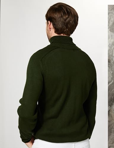 Image of Amazon Brand - Symbol Men's Casual Acrylic High Neck Sweater (Available in Plus Sizes)