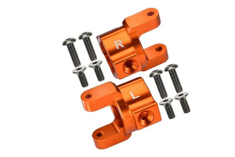 Axial SCX10 Upgrade Parts Aluminum Front C-Hub - 1Pr Set Orange