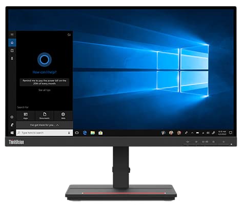 Lenovo LED ThinkVision 1920 x 1080 Pixels S22e-20 21.5″ 54.61cms FHD VA 250 Nits Monitor, VGA and HDMI Ports, 75Hz Refresh Rate, AMD Free Sync, (62C6KAR1WW)-Raven Black