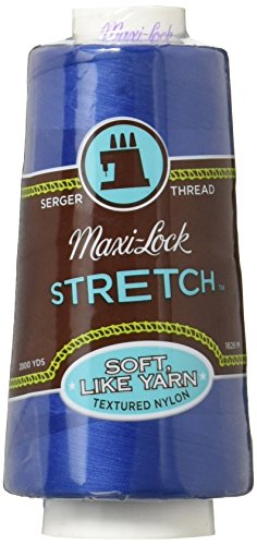 American & Efird AME54.32059 Blue Maxi Lock Stretch Thread, 2000yd miniatura 1