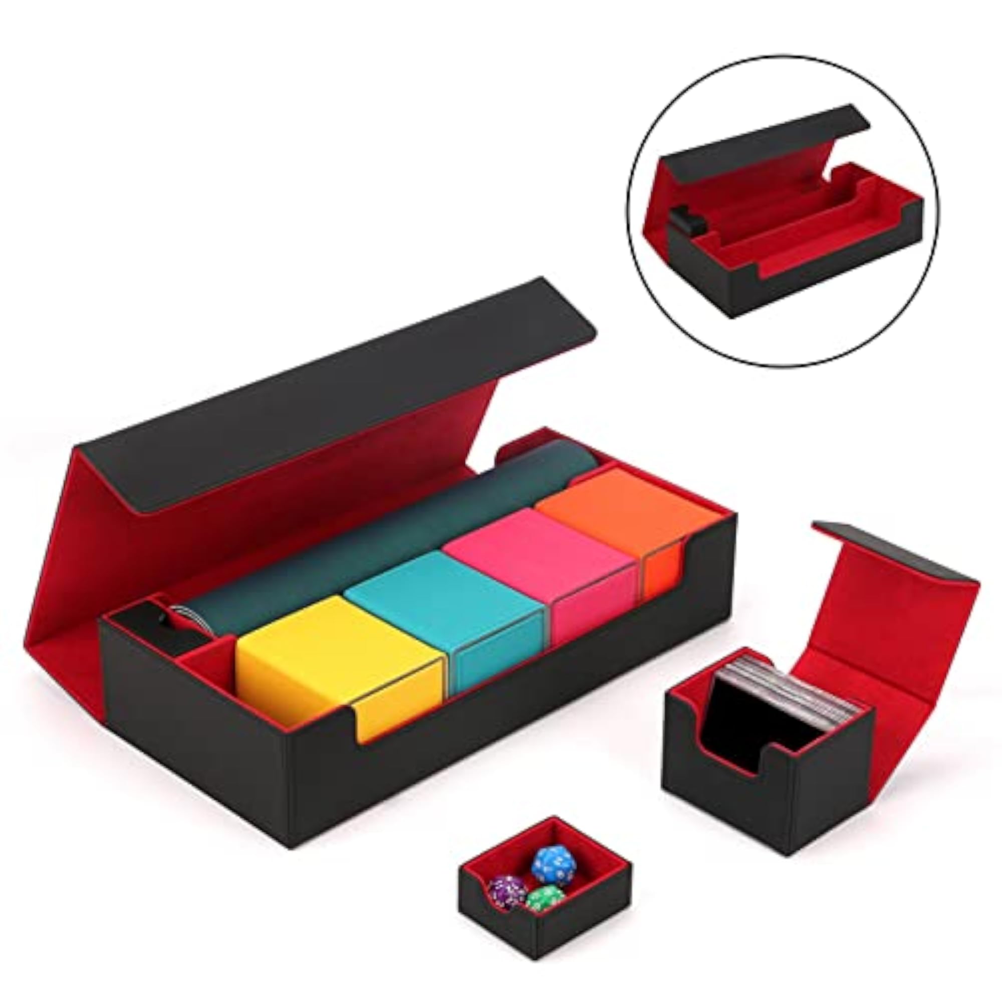 550 Card CASE + Divider Trading Card Deck Box