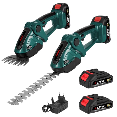 ONEVAN 芝生バリカン ヘッジトリアー 1台2役 しばかりき 電動 充電式...