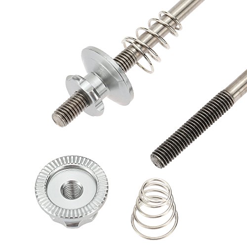 Espeto QR, Andoer Espetos de bicicleta ultraleves de 2 peças de liberação rápida Eixo de titânio esp