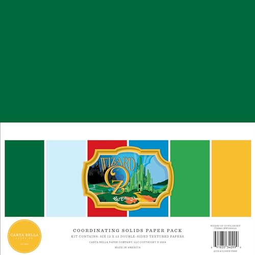 Echo Park Paper Wizard of Oz Solids Kit