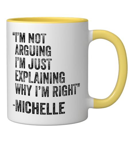 Taza de cerámica para cumpleaños 11 onzas Amarillo/Blanco miniatura 2