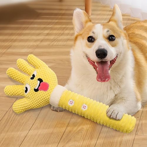 Kauspielzeug für aggressive Hunde- interaktiv, bissfest | Kauspielzeug für aggressive Hunde, inspiriert von der Handfläche, für Mundreinigung, Zahnmassage, kleine mittelgroße Rassen-8