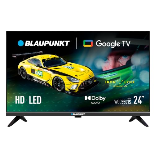 BLAUPUNKT Smart TV 24' HD Ready, Google TV, Wi-Fi y Bluetooth, 24WGC5501S