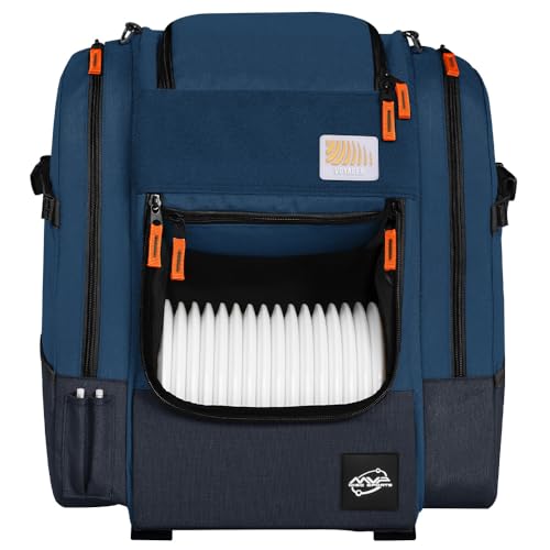 MVP Disc Sports Voyager Backpack Disc Golf Bag (Blue)