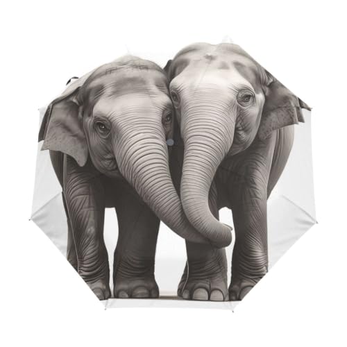 Parapluie automatique éléphants pour enfants et voyage à la plage