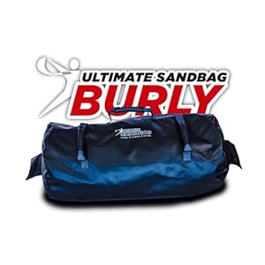 Ultimate Sandbag Training- Burly Package- Adjustable Fitness Sandbag 60-120 pounds Heavy Duty Workout Sandbag for Exercise and Crossfit (Black)