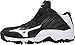 Mizuno Men's 9 Spike ADV Erupt 3 MID BK-WH-M, Black/White, 11 M US