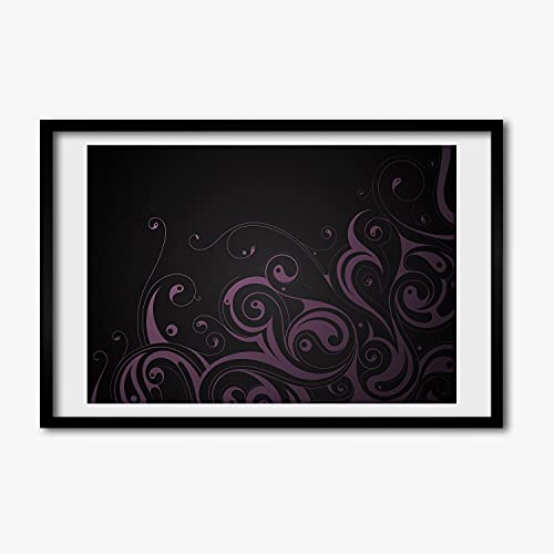 Cadre bois moderne Tulup 60x40 ornement pour peinture et photo