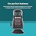 HoMedics Back Massager with Heat, Shiatsu Elite II Heated Neck and Back Massage Cushion. 3 Different Massage Styles and 3 Massage Zones. Comes with Controller and Chair Straps