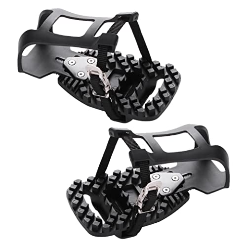Aeiofu Toe Clips Cage Bike Pedals Adapters Compatible With Peloton Heavy Duty Plastic Pedals Accessories Compatible With Peloton Shoe Clips Compatible With Peloton Pedal Converter 1 Pair #TOP6