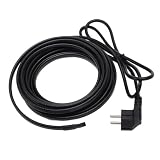 Cable De Calefacción De Tubería,5m/16.4 Pies Cable De Calefacción De Tuberías, Cinta Térmica De Tubería De Bajo Consumo Para Tuberías De Agua, Protección Contra Congelación De Tuberías (EU 220V)