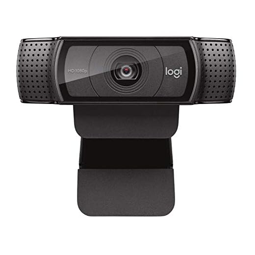 Logitech C920e/C920 HD webbkamera, Full HD 1080p videosamtal och inspelning, dubbelt stereoljud, stream gaming - svart (ingen stativ)