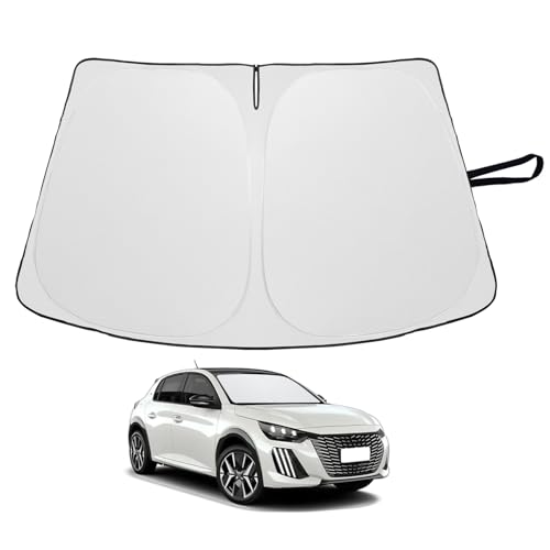 Pare-soleil Peugeot 208 e-208 pliable avec housse volant protection poussière