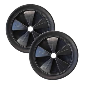 SECURA 2x Betonmischer Räder SECURA Durchmesser 240mm | kompatibel mit Atika Betonmischer SM145,SM145, SM125, SM125S