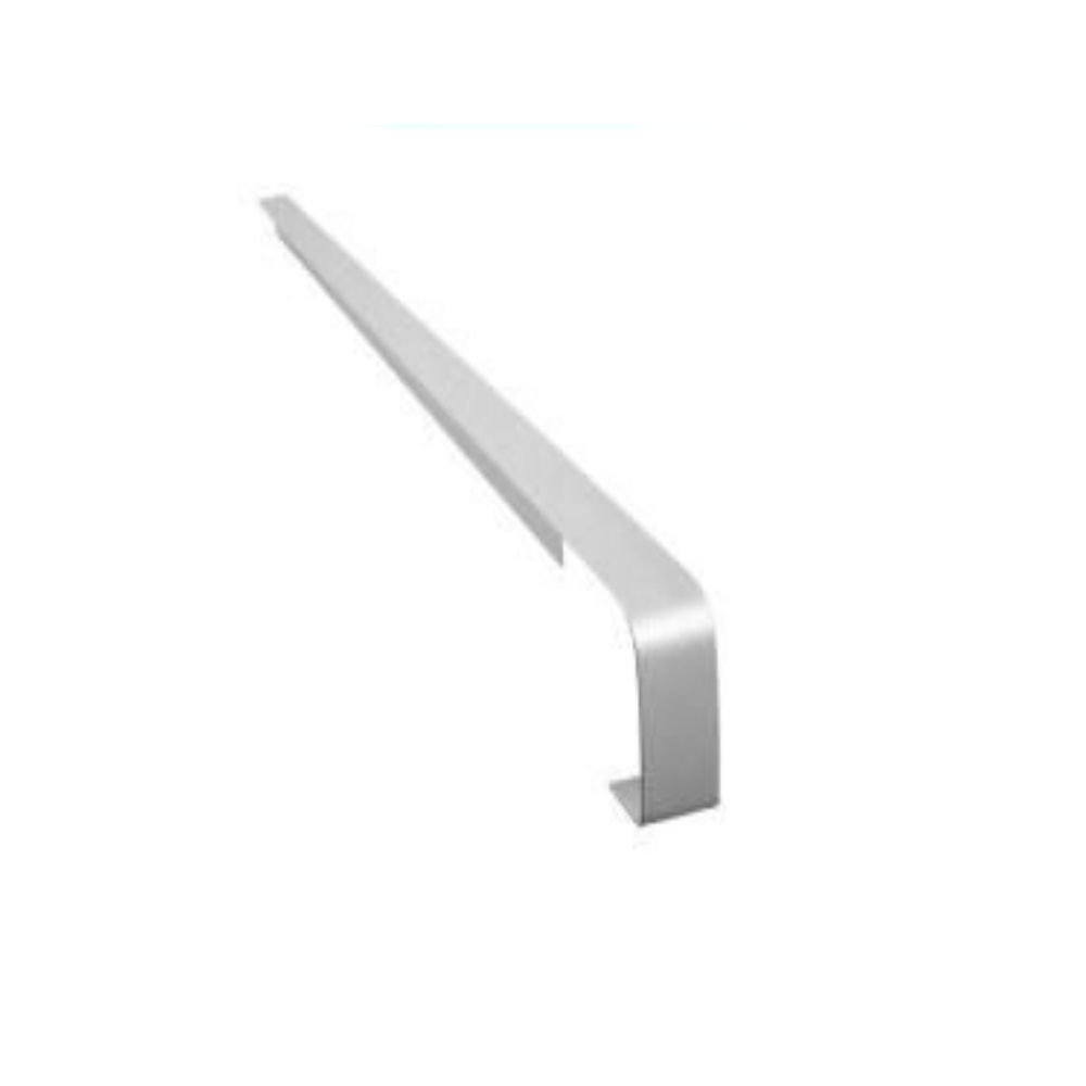 Kitchen Worktop Straight Running Joint Matt Silver 40mm x 630mm