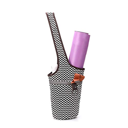 image for Yoga Mat Bag Carrier with Deep Pocket, Zipper, Shoulder Strap, Fits Mo