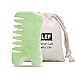 EQLEF® Jade Gua Sha Scraping Massage Tool Jade Guasha comb , Tools for Graston SPA Acupuncture Therapy Trigger Point Treatment on Face Arm Foot