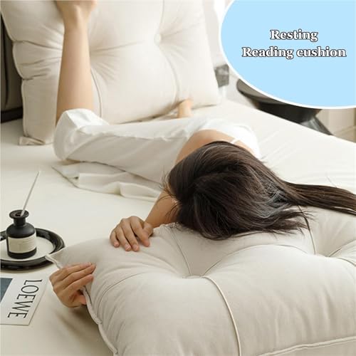 Oreiller de lecture doux et grand coussin de dossier de canapé lavable A2 - 3
