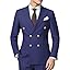 Navy Blue-gold Button