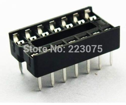 Gimax 14 Pin DIP SIP IC Sockets Adaptor Solder Type Narrow 500pcs/lot