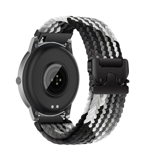 Asvufeyy 20mm �o���h for Samsung Galaxy Watch FE 40mm/Galaxy Watch 7/6/5/4 40 44mm �p�҂ݍ��� �L�k�x���g �����o���h �����\ �_�� �ʋC�� �x���gAmazfit Active/